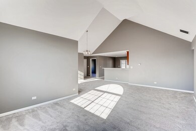 This is the view from the living room back to the 