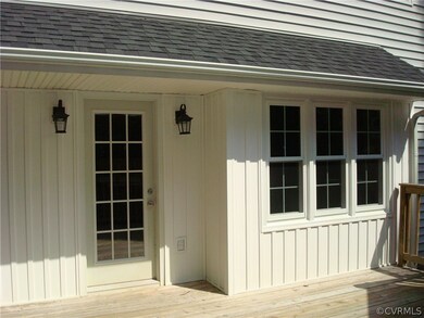 Roof Over Door to Kitchen!