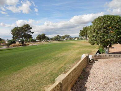 North view of golf course from patio