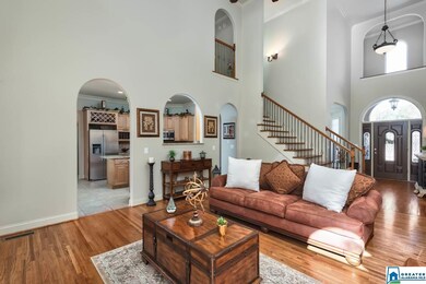Boasts Volume Ceilings and Gorgeous Limestone Fire