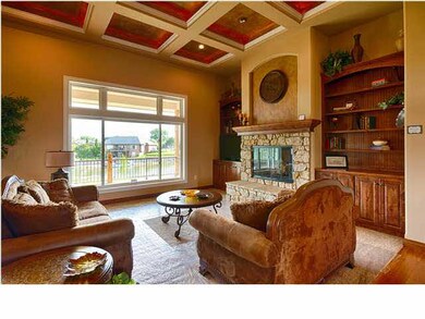 12' panel ceiling in LR, stone 44