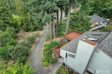 The house sits back off the road which gives it a peaceful ambiance.