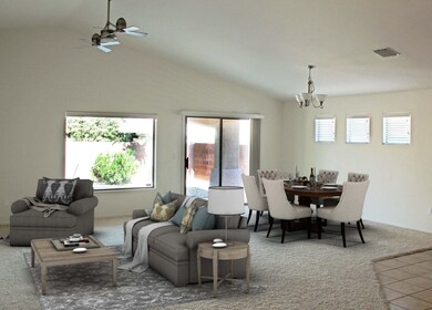Open Great Room - Living and Dining-scen