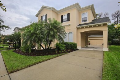 Front of house with garage view