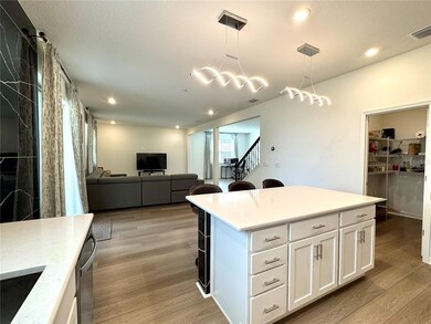 Open kitchen livingLarge walk-in pantry