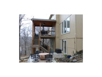 covered trex deck w/ patio & gorgeous views.