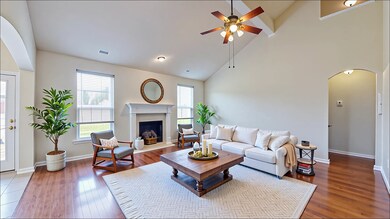 Entry dining room with entrance to/ from