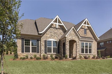 Full brick wrap with beautiful stone accents in th