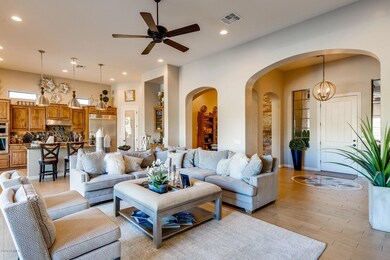 Spacious open living concept