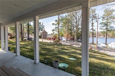Front porch and water view