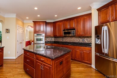 Recessed lighting and a pantry.