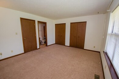 Master Bedroom w/double closets and Bathroom