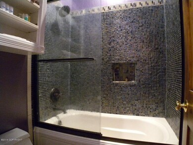 Moziac tile in main bath downstairs