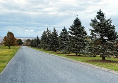A tree-lined drive along Academy Road creates a clean, welcoming entrance to the property