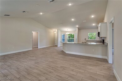 Wood look tiled floors, Recessed LED Lighting, 5 1
