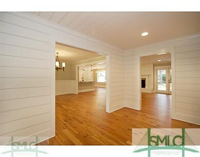 Foyer. The foyer openings have been enlarged and n