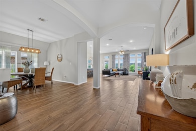 This photo showcases a spacious and inviting open-