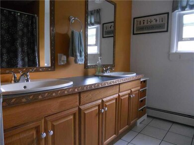 Bathroom. Spacious bath with double...