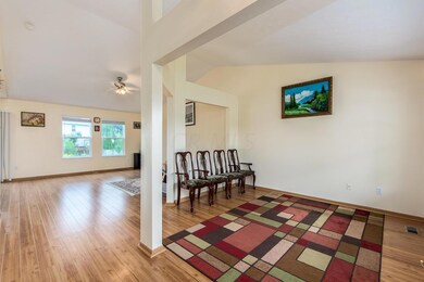 Open dining room