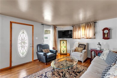 Front door opens into 16x12 main level living room