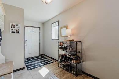 Entry with closet and garage access