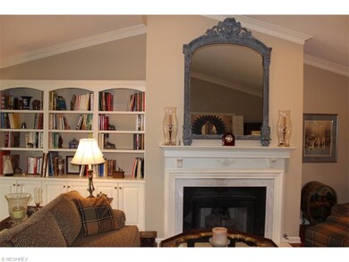 The Great Room features custom built-in cabinets a