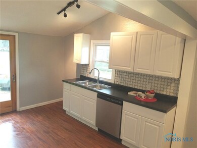 New Dishwasher, cupboards--space for the Frig in c