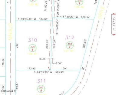 3328 Cedar Dr Plat Map