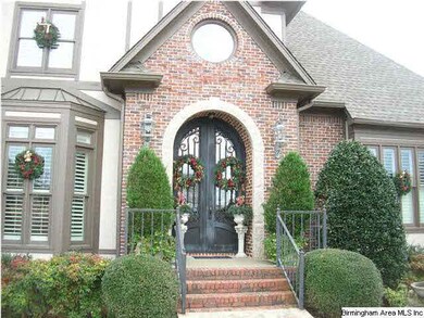Double Castle doors and lovely arched Limestone su