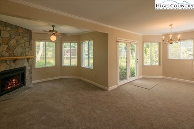 Open Living / Dining Area  - opens onto rear patio