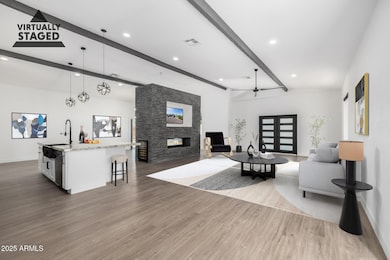 View of foyer and great room