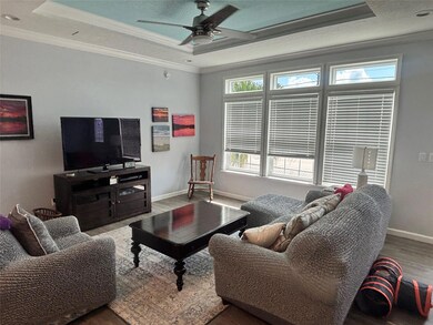 Tray ceiling with seaside accent color beautiful f
