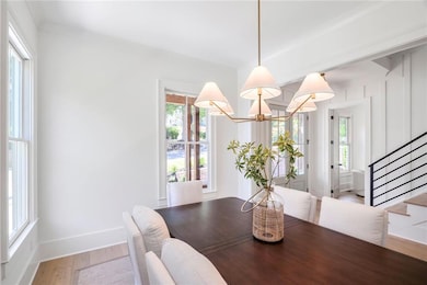 Dining room featuring 8