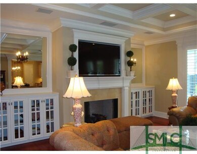 Den/Family/Great Room. Detailing on mantle and bui