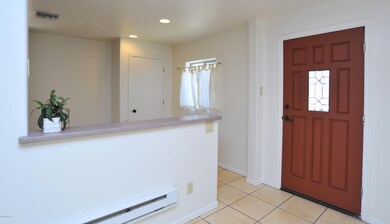 View of Front door into kitchen