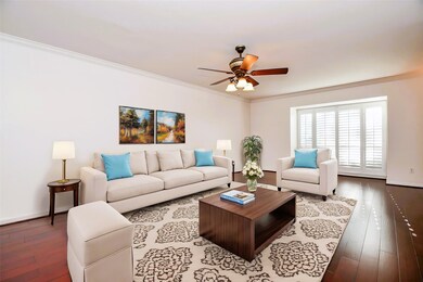Spacious living area. (virtually staged)