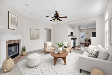 Virtually Staged Living Room