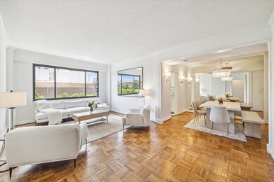 The living room and dining room are nice-sized and