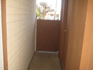 door going to backyard