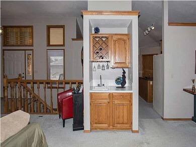 Convenient Wet Bar for Entertaining