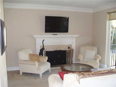 Living Room. View of Fireplace