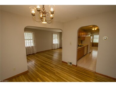 The kitchen is steps away from the dining room