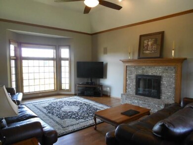 Gathering Room features high volume tray ceiling, 