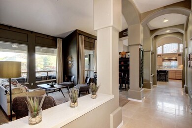 WIDE AND VAULTED HALLWAYS