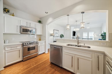 Equipped with top-of-the-line stainless steel appl