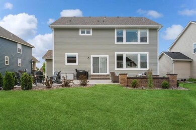 Beautifully landscaped backyard