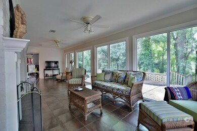 Bright, inviting sunroom
