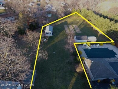 drone shot outlined four