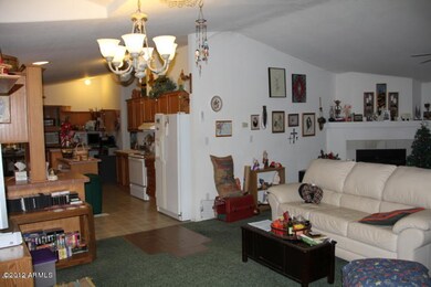 living room kitchen view