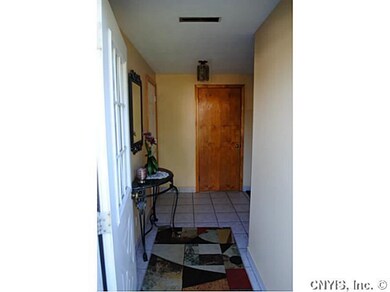Foyer. Entrance foyer with closet, gararge access,
